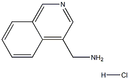 C-ISOQUINOLIN-4-YL-METHYLAMINE HYDROCHLORIDE Struktur