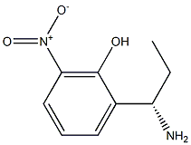 2-((1S)-1-AMINOPROPYL)-6-NITROPHENOL Struktur