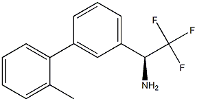 (1S)-2,2,2-TRIFLUORO-1-[3-(2-METHYLPHENYL)PHENYL]ETHYLAMINE Struktur