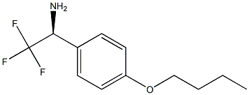 (1S)-1-(4-BUTOXYPHENYL)-2,2,2-TRIFLUOROETHYLAMINE Struktur