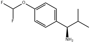 (1R)-1-[4-(DIFLUOROMETHOXY)PHENYL]-2-METHYLPROPYLAMINE Struktur