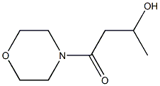 4-MORPHOLIN-4-YL-4-OXOBUTAN-2-OL Struktur