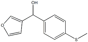 3-FURYL-(4-METHYLTHIOPHENYL)METHANOL Struktur