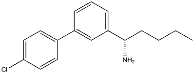 (1S)-1-[3-(4-CHLOROPHENYL)PHENYL]PENTYLAMINE Struktur