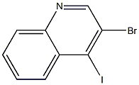 3-BROMO-4-IODOQUINOLINE Struktur