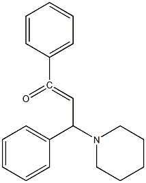 1,3-DIPHENYL-3-PIPERIDIN-1-YL-PROPENONE Struktur