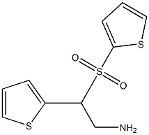 2-(THIOPHENE-2-SULFONYL)-2-THIOPHEN-2-YL-ETHYLAMINE Struktur