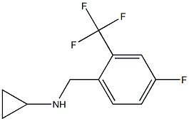 (1S)CYCLOPROPYL[4-FLUORO-2-(TRIFLUOROMETHYL)PHENYL]METHYLAMINE Struktur