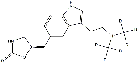 ZOLMITRIPTAN-D6 Struktur