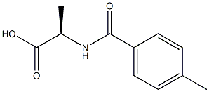 (2R)-2-[(4-METHYLBENZOYL)AMINO]PROPANOIC ACID Struktur