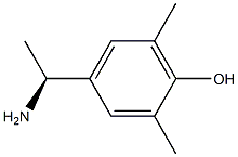 4-((1S)-1-AMINOETHYL)-2,6-DIMETHYLPHENOL Struktur