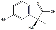 (2S)-2-AMINO-2-(3-AMINOPHENYL)PROPANOIC ACID Struktur