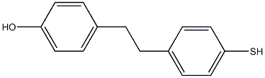 4-[2-(4-MERCAPTOPHENYL)ETHYL]PHENOL Struktur