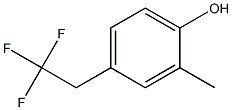 2-METHYL-4-(2,2,2-TRIFLUOROETHYL)PHENOL Struktur