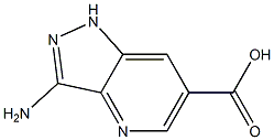 3-AMINO-1H-PYRAZOLO[4,3-B]PYRIDINE-6-CARBOXYLIC ACID Struktur