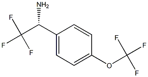 (1R)-2,2,2-TRIFLUORO-1-[4-(TRIFLUOROMETHOXY)PHENYL]ETHYLAMINE Struktur