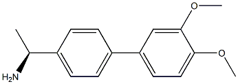 (1S)-1-[4-(3,4-DIMETHOXYPHENYL)PHENYL]ETHYLAMINE Struktur