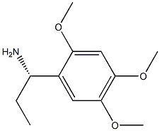 (1S)-1-(2,4,5-TRIMETHOXYPHENYL)PROPYLAMINE Struktur