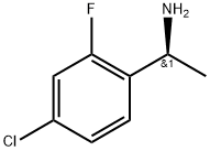 (1S)-1-(4-CHLORO-2-FLUOROPHENYL)ETHYLAMINE Struktur