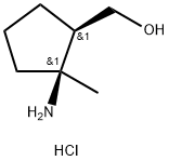 (CIS-2-AMINO-2-METHYL-CYCLOPENTYL)-METHANOL HYDROCHLORIDE Struktur