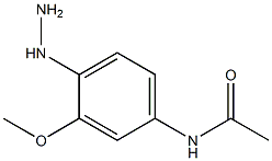 N-(4-HYDRAZINO-3-METHOXY-PHENYL)-ACETAMIDE Struktur