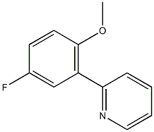 2-(3-FLUORO-6-METHOXYPHENYL)PYRIDINE Struktur