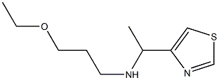 (3-ETHOXY-PROPYL)-(1-THIAZOL-4-YL-ETHYL)-AMINE Struktur