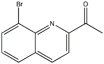 1-(8-BROMOQUINOLIN-2-YL)ETHANONE Struktur