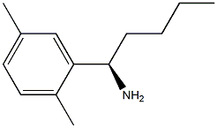 (1R)-1-(2,5-DIMETHYLPHENYL)PENTYLAMINE Struktur