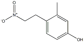 1-(4-HYDROXY-2-METHYLPHENYL)-2-NITROETHANE Struktur