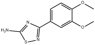 3-(3,4-DIMETHOXYPHENYL)-1,2,4-THIADIAZOL-5-AMINE Struktur