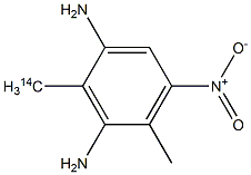 2,4-DIAMINO-6-NITROTOLUENE, [METHYL-14C]- Struktur