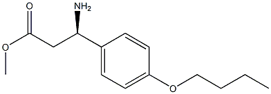 METHYL (3R)-3-AMINO-3-(4-BUTOXYPHENYL)PROPANOATE Struktur