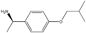 (1R)-1-[4-(2-METHYLPROPOXY)PHENYL]ETHYLAMINE Struktur