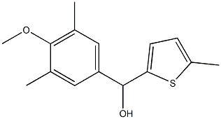 3,5-DIMETHYL-4-METHOXYPHENYL-(5-METHYL-2-THIENYL)METHANOL Struktur