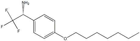 (1R)-2,2,2-TRIFLUORO-1-(4-HEPTYLOXYPHENYL)ETHYLAMINE Struktur