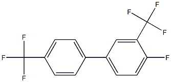 4-FLUORO-3,4'-BIS-TRIFLUOROMETHYL-BIPHENYL Struktur