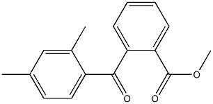 METHYL 2-(2,4-DIMETHYLBENZOYL)BENZOATE Struktur