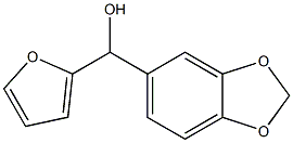 2-FURYL-[3,4-(METHYLENEDIOXY)PHENYL]METHANOL Struktur