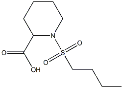 1-(BUTYLSULFONYL)PIPERIDINE-2-CARBOXYLIC ACID Struktur