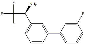 (1S)-2,2,2-TRIFLUORO-1-[3-(3-FLUOROPHENYL)PHENYL]ETHYLAMINE Struktur