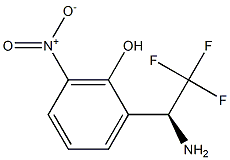 2-((1S)-1-AMINO-2,2,2-TRIFLUOROETHYL)-6-NITROPHENOL Struktur