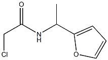 2-CHLORO-N-[1-(2-FURYL)ETHYL]ACETAMIDE Struktur