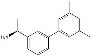 (1S)-1-[3-(3,5-DIMETHYLPHENYL)PHENYL]ETHYLAMINE Struktur