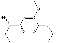 (1S)-1-[3-METHOXY-4-(METHYLETHOXY)PHENYL]PROPYLAMINE Struktur