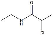 2-CHLORO-N-ETHYLPROPANAMIDE Struktur