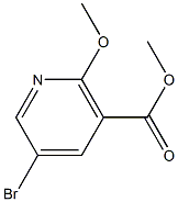 METHYL 5-BROMO-2-METHOXYNICOTINATE Struktur