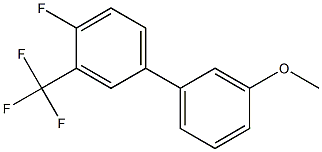 4-FLUORO-3'-METHOXY-3-TRIFLUOROMETHYL-BIPHENYL Struktur