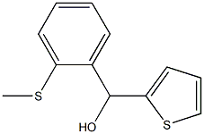 2-METHYLTHIOPHENYL-(2-THIENYL)METHANOL Struktur