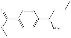 METHYL 4-((1S)-1-AMINOBUTYL)BENZOATE Struktur